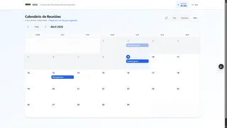 SIHS meeting room booking system interface